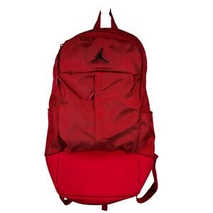 Nike Air Jordan Jumpman Logo Fluid Backpack Gym Red Sports Laptop School Travel